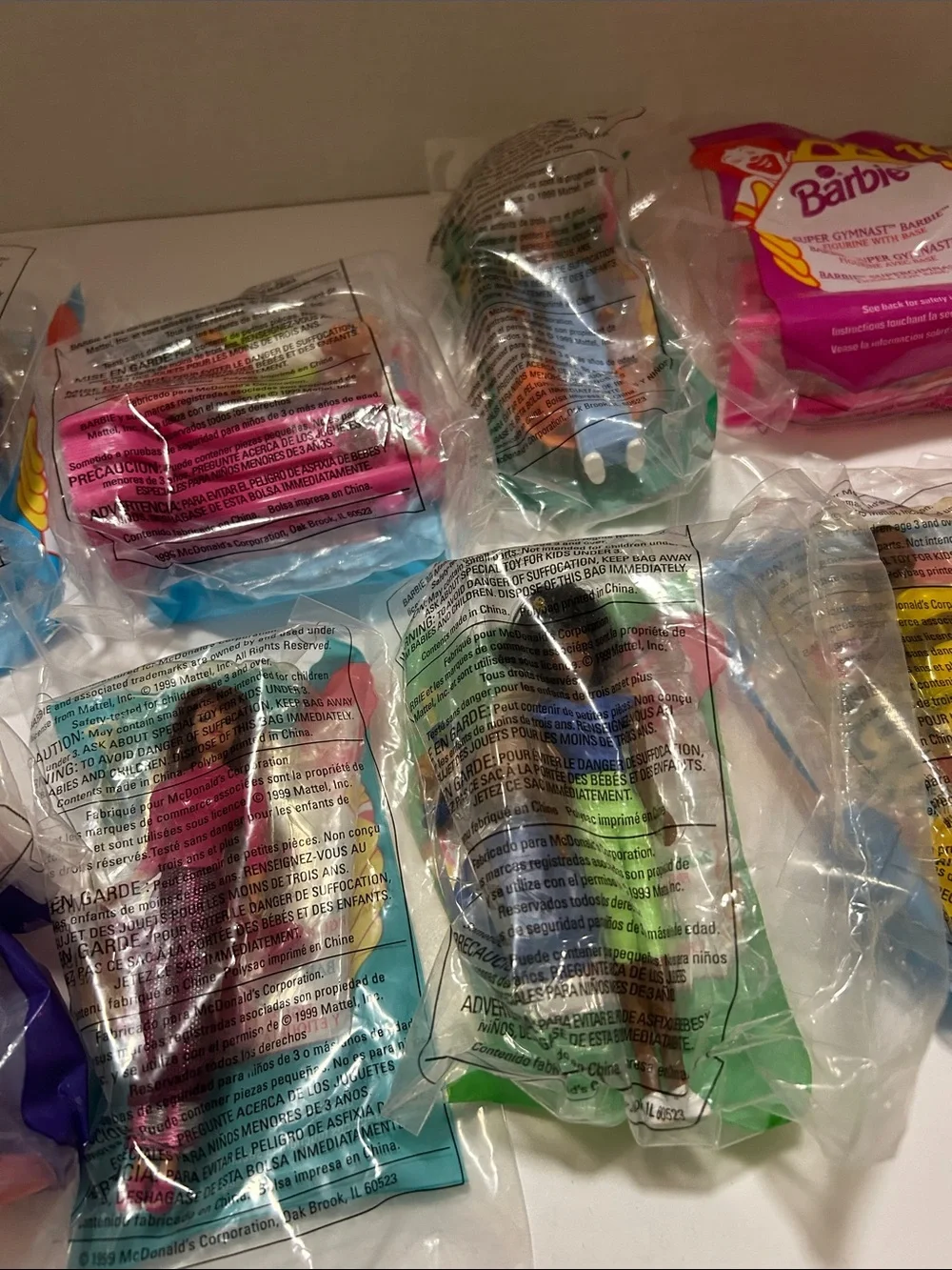 Lot of 13 new in package vintage Barbie McDonald’s Happy Meal Toys - Picture 6 of 7